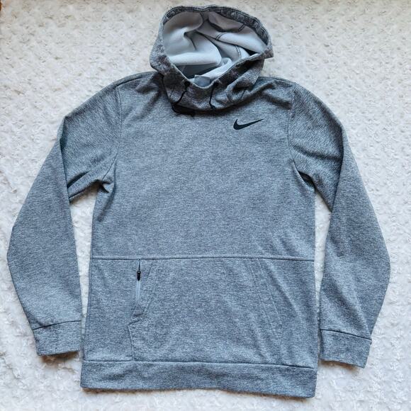 Nike Mens Therma Fit Training Pullover Hoodie Sweatshirt Grey CU6214-063 Small - Picture 5 of 13